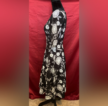 Load image into Gallery viewer, LuLaRoe Black and White Fit and Flare Dress