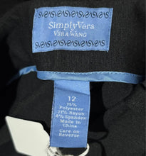 Load image into Gallery viewer, Simply Vera Vera Wang Black Skinny Ponte Ankle Pants with Zip Details