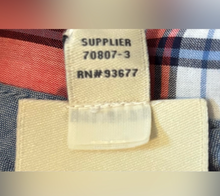 Load image into Gallery viewer, Red and White Plaid Button-Up Shirt
