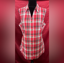 Load image into Gallery viewer, White Stag Red Plaid Button Down Shirt
