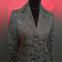 Load image into Gallery viewer, Elegant Black Floral Women's Jacket
