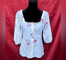 Load image into Gallery viewer, Floral Button-Up Women's Top
