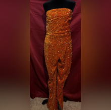 Load image into Gallery viewer, Fashion Nova Orange Glamorous Jumpsuit
