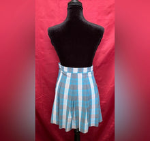 Load image into Gallery viewer, Blue Plaid Girls Skirt
