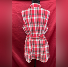 Load image into Gallery viewer, White Stag Red Plaid Button Down Shirt
