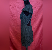 Load image into Gallery viewer, Elegant Black Lace Dress
