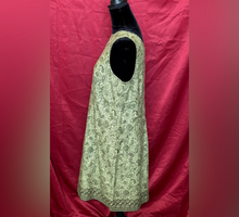 Load image into Gallery viewer, Elegant Green Paisley Dress
