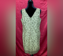 Load image into Gallery viewer, Elegant Green Paisley Dress
