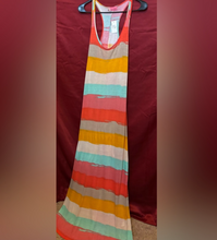 Load image into Gallery viewer, Colorful Striped Maxi Dress

