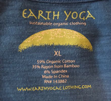Load image into Gallery viewer, Earth Yoga Blue Floral Long Sleeve Top
