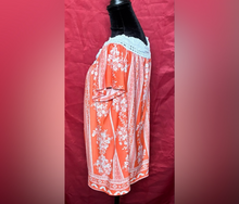 Load image into Gallery viewer, Orange Floral Women's Top
