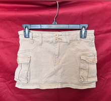 Load image into Gallery viewer, Women’s Tan Mini Skirt
