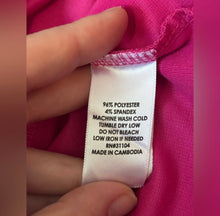 Load image into Gallery viewer, Pink Sleeveless Dress with White Trim
