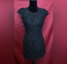 Load image into Gallery viewer, Elegant Black Lace Dress
