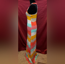 Load image into Gallery viewer, Colorful Striped Maxi Dress
