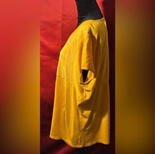 Load image into Gallery viewer, Gloria Vanderbilt Mustard Embroidered Blouse
