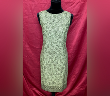 Load image into Gallery viewer, Elegant Green Paisley Dress
