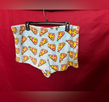 Load image into Gallery viewer, Pizza Print Fleece Shorts
