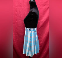 Load image into Gallery viewer, Blue Plaid Girls Skirt
