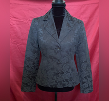 Load image into Gallery viewer, Elegant Black Floral Women's Jacket
