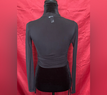 Load image into Gallery viewer, Mesh Elegant Black Long Sleeve Women’s Top
