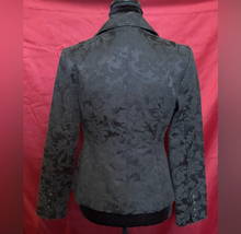 Load image into Gallery viewer, Elegant Black Floral Women's Jacket
