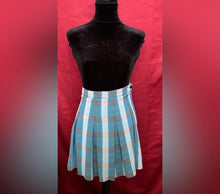 Load image into Gallery viewer, Blue Plaid Girls Skirt
