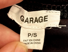 Load image into Gallery viewer, Garage Black Ruched Fitted Sleeveless Tank Top
