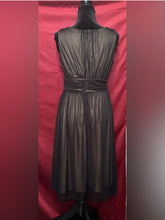Load image into Gallery viewer, connected apparel Black Sleeveless V-Neck Midi Dress
