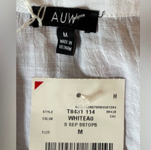 Load image into Gallery viewer, AUW Elegant White Blouse
