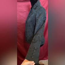 Load image into Gallery viewer, Elegant Black Floral Women's Jacket
