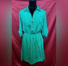 Load image into Gallery viewer, Level Eight Green Geometric Dress
