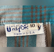 Load image into Gallery viewer, Blue Plaid Girls Skirt
