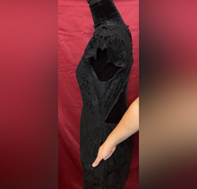 Load image into Gallery viewer, Elegant Black Lace Dress
