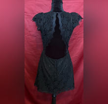 Load image into Gallery viewer, Elegant Black Lace Dress
