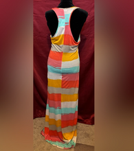 Load image into Gallery viewer, Colorful Striped Maxi Dress

