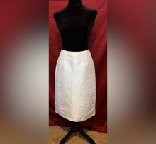 Load image into Gallery viewer, White Knee-Length Pencil Skirt for Cocktail events
