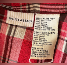 Load image into Gallery viewer, White Stag Red Plaid Button Down Shirt
