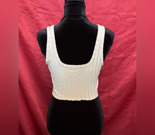 Load image into Gallery viewer, White Ribbed Tank Top
