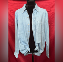 Load image into Gallery viewer, INFINITY FASHIONS Light Denim Button Down Shirt
