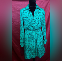Load image into Gallery viewer, Level Eight Green Geometric Dress
