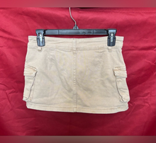 Load image into Gallery viewer, Women’s Tan Mini Skirt
