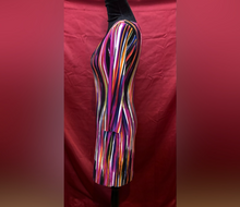 Load image into Gallery viewer, Snap Colorful Striped Dress
