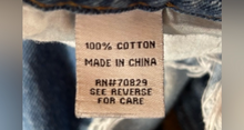 Load image into Gallery viewer, Distressed Blue Jeans
