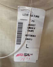 Load image into Gallery viewer, Love Culture Khaki Blazer
