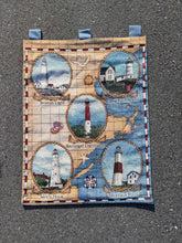 Load image into Gallery viewer, Lighthouses of the Northeast Tapestry
