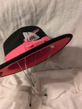 Load image into Gallery viewer, NEW Blk/Pink Fedora
