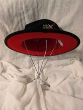 Load image into Gallery viewer, NEW Blk/Red Fedora
