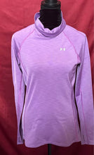 Load image into Gallery viewer, Under Armour Lavender/Purple Long-Sleeve Mock Neck Performance Top
