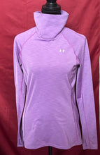 Load image into Gallery viewer, Under Armour Lavender/Purple Long-Sleeve Mock Neck Performance Top
